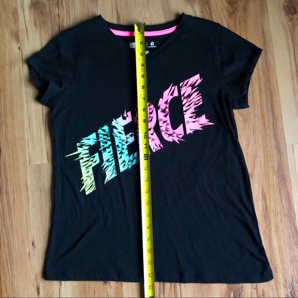 NEW XERSION FIERCE Tee Shirt Large Plus Black Girl’s NWOT - Picture 4 of 13